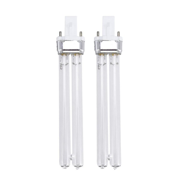 HKK  2pcs 11w Ultraviolet Uv Disinfection Light Lamps Uv Sterilization Light Bulbs For Sterilizer Fish Ta