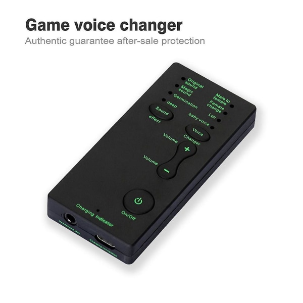 Voice Changer 7 Different Sound Changes Device for Computer Laptop Mobile Phone ([HK])