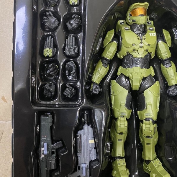 Halo Infinite Master Chief Mjolnir Mk Vi 1/12 Skala 17,5cm 6\" Actionfigur Re:edit Gen.3 117 Ko's 1000 Modelldocka Leksaker[HK] no box Master Chief