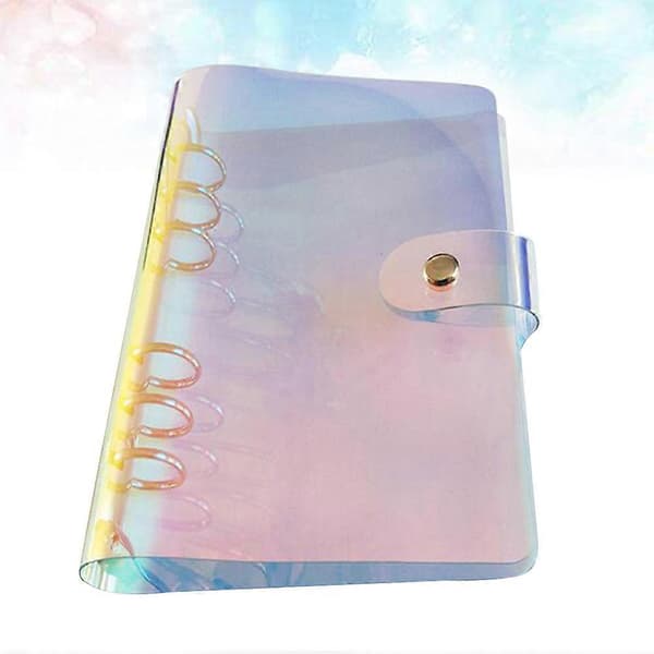 Ringbind Løsblad Multi Farve Transparent Filmappe til Kontorbrug[HK]