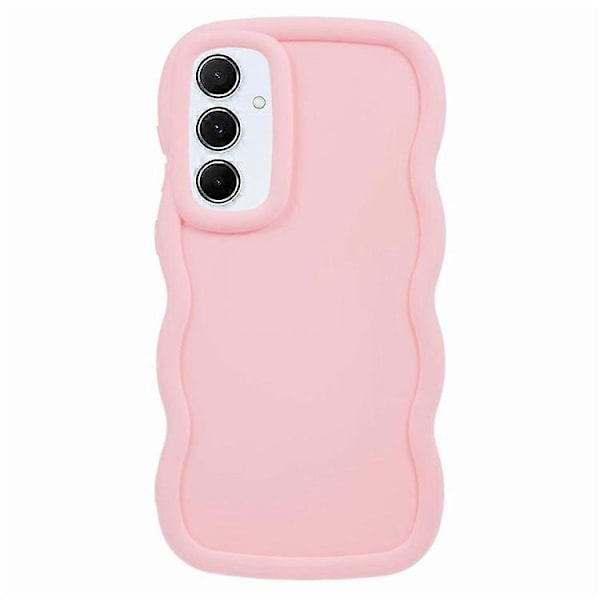 WANLONFENG XL -sarja Samsung Galaxy A05s 4G -puhelimelle Aaltoileva reunus TPU-kuori karkaistulla lasikalvolla [HK] Style C Multicolor