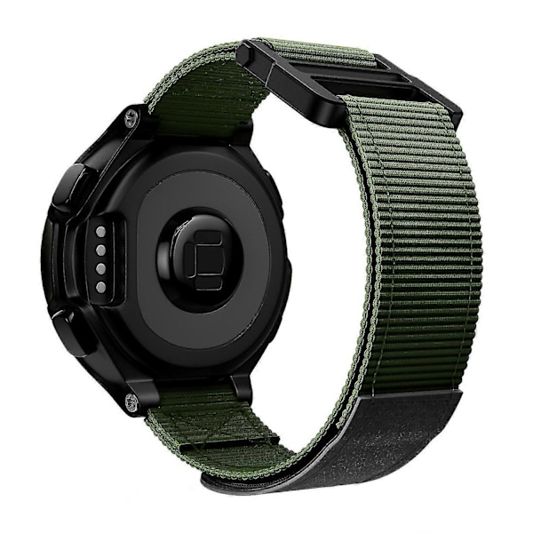 Til Garmin Forerunner 220/230/235/630/735XT Loop Fastener Urrem 20mm Nylon Udskiftningsrem Army Green