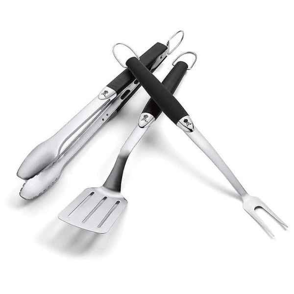 Grilltång 6630 3-delat Ss verktygssats Camping Grill[HK]