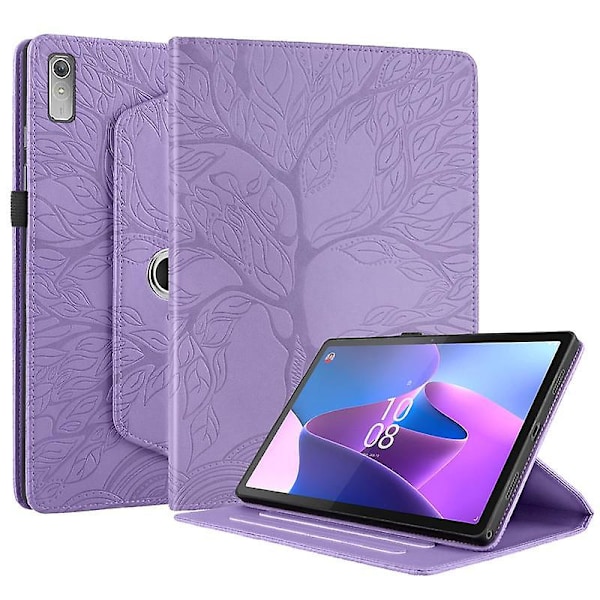 Nyt Roterende Lenovo Cover Til P11 (2. Gen)/Pad Plus 11,5 tommer - 360 Graders Roterende Stativ [HK] Light purple
