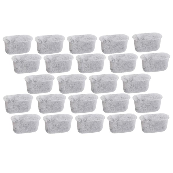 ZHOUBA 6 stk. Bambuskul Vandfiltre Udskiftning til Cuisinar-t Kaffemaskiner [HK]