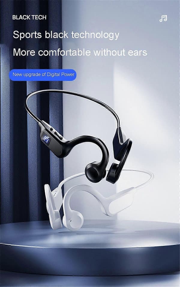 Trådløst Bluetooth 5.2 utendørs sportshodesett[HK]