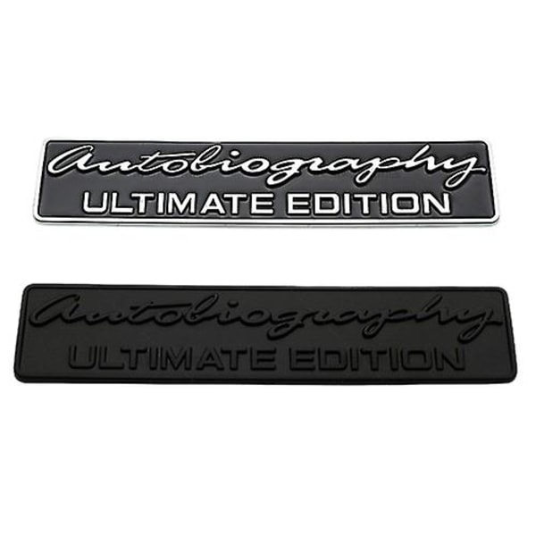 silver/chrome Range Rover Autobiography Ultimate Edition Baklucke Emblem [HK] black