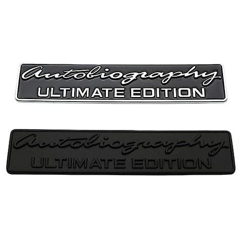 Sølv/krom Range Rover Autobiography Ultimate Edition Bakluke Emblem [HK] black