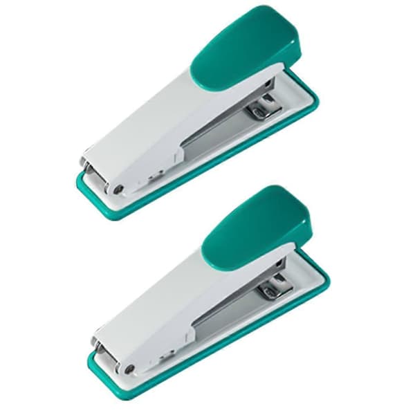 Stiftemaskin Kontor Metall Stiftemaskiner for Skrivebord 2 stk Medium Standard Stiftemaskiner[HK]