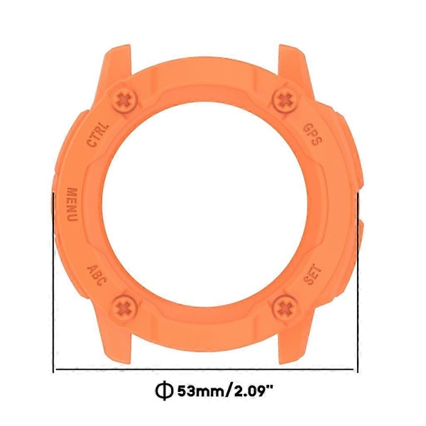 Naarmusuntumaton suojakotelo Instinct 2X -kellolle, kehys, suojakuori [HK] Orange