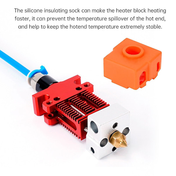 CR-6 SE Hotend Kit Helt i Metall Design Kompatibel med Creality CR6 SE/ Ender-3 Serien 3D-skrivare[HK] red