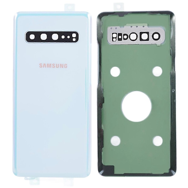 Samsung Galaxy S10 5G G977 Akun Kotelo Liimatarra + Kameran Linssisuojus [HK] Style C Multicolor