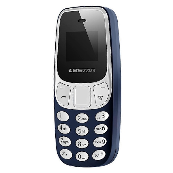 L8STAR BM10 Bluetooth Samtalsfunktion Mini Bar Telefon 2G GSM 800/850/900/1800 0.66&quot; Skärm med D[HK] Blue Multicolor
