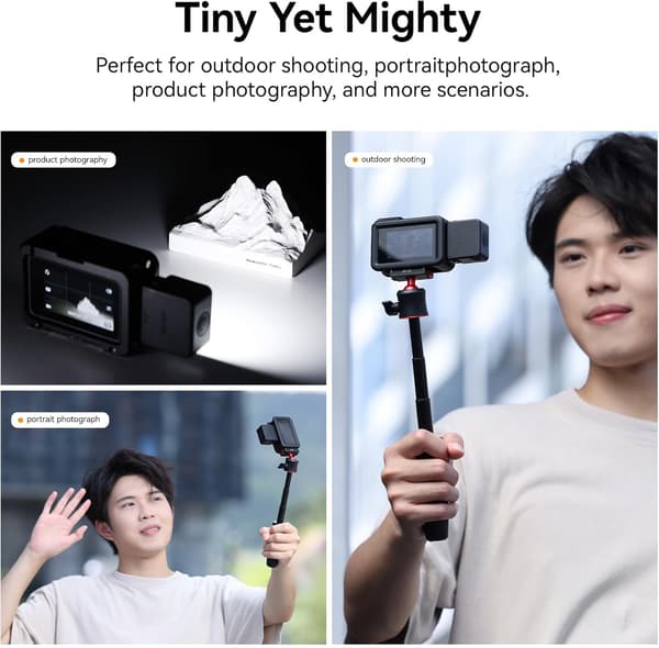 Mini LED Action Light til DJI Osmo Action 3/4 kameraer - ULANZI LM18[HK]