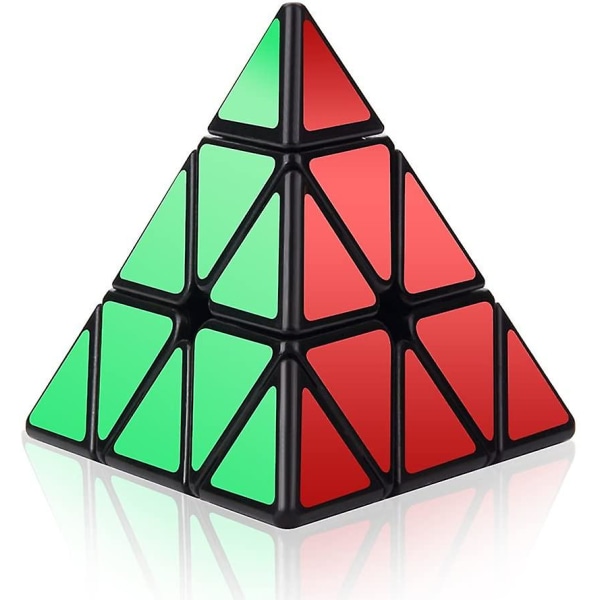 Hastighetst kub Pyraminx Triangel Magisk Kub Pussel Banbrytande Tänkande