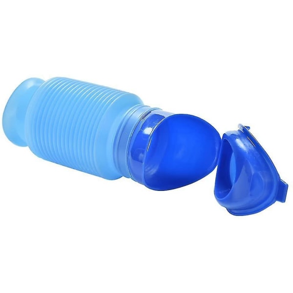 Återanvändbar urinal för nödsituationer Bärbar krympbar personlig mobil toalett potta kissflaska för barn Vuxna campingbilsresor (750 ml)