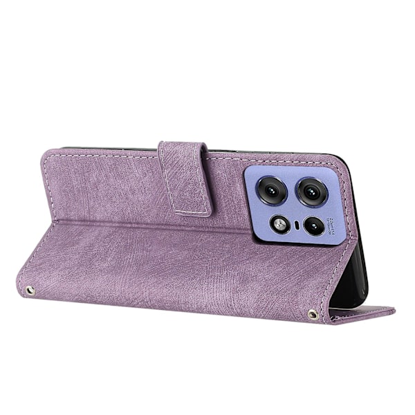 PU-kotelo Motorola Edge 50 Pro[HK]:lle Purple
