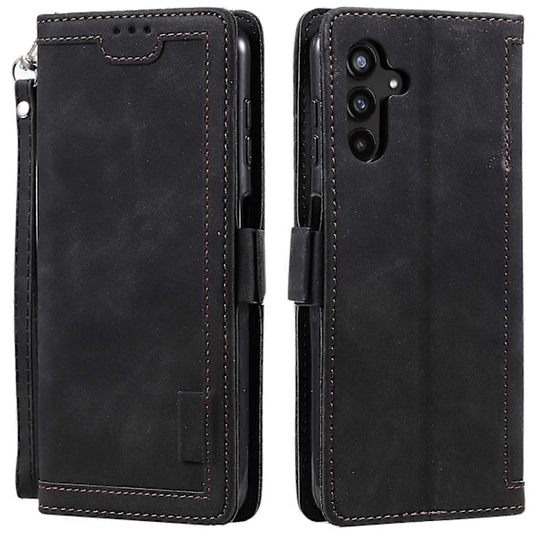 Til Samsung Galaxy A16 Wallet Case RFID-blokering Stand Læder Telefon Cover[HK] Black