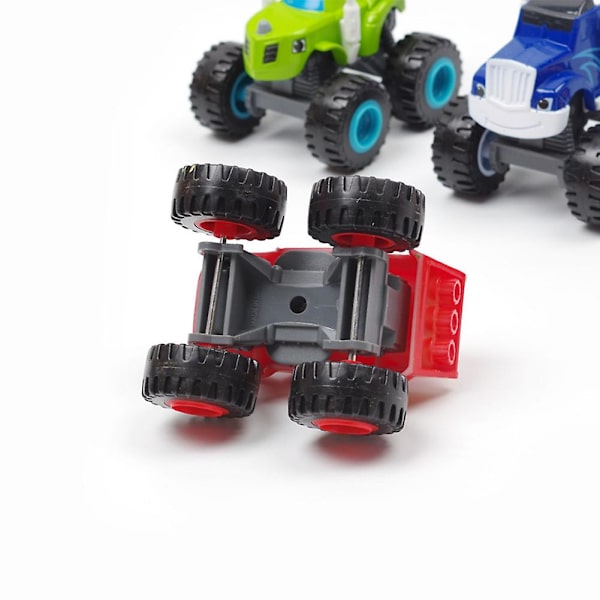 1 st Diecast Blaze Monster Machines Friktionsracer Bilfordon Leksak Barn Present[HK] Green