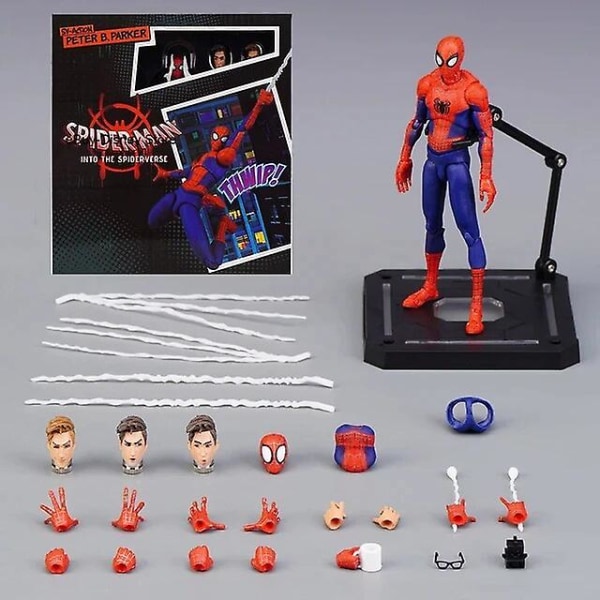 Anime Spider-Man Actionfigur Dukke Gwen Spider-Woman Statue Spider-Man Karakter PVC Model Dukke Legetøj[HK] With Box Peter Parker