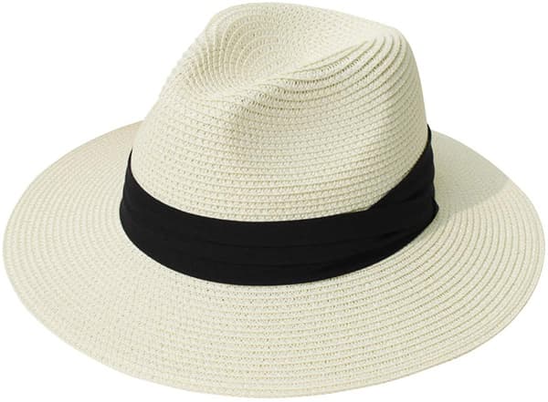 Sommerhatte til kvinder, UPF 50+, stråsolhat, strandhat