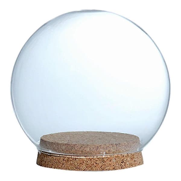 3x Kupolformad glaskupa terrarium prydnadsföremål bordsdekoration [HK] 5 5