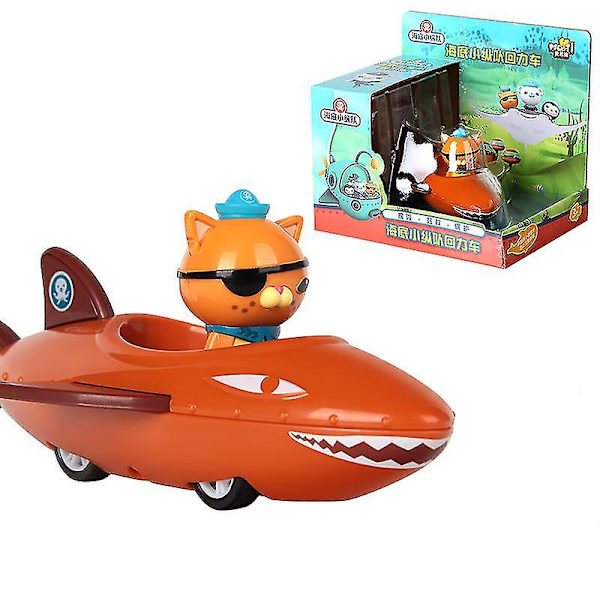 Born Pretty Aito Octonauts Vetopalautusauto Lapsi Lentokone Mini Seosauto Barnacles Kwazii Peso Kitka-auto Toimintahahmot Lelut Lapsi[HK] with box2