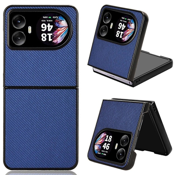 For Blackview Hero 10 4G Deksel Karbonfibertekstur Støtsikker PU+PC Telefondeksel[HK] Style C Multicolor