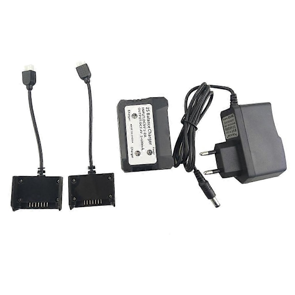 2-i-1 Lipo Batteri 2S 7.4V Balansladdare För MJX Bugs 3 Pro B3pro[HK]