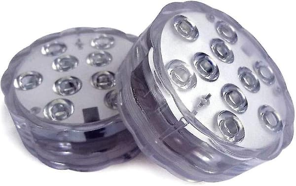 Fjernstyrede Undervandslys, 16 Multi-farver 4 Tilstande Led Lys Med Batteridrift (4-pak) [HK]