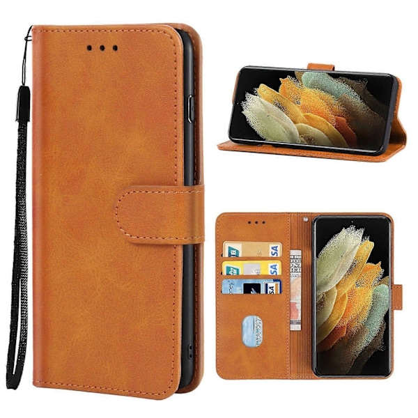 Læderetui til Samsung Galaxy S22 Ultra 5G[HK] Brown