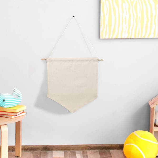 Pin Display Canvas Væg Banner til Badge Samling Beige[HK]