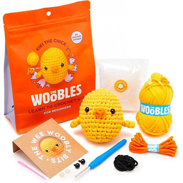 Hæklesæt til begyndere Diy hæklet bamse sæt begynder hæklesæt[HK] chick