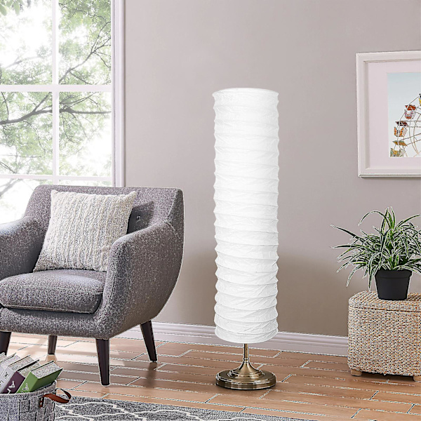 1 st. Papperslampskärm för golvlampa, stående lampskärm, hem, hotell, lampskärm, vardagsrum, sovrum, ljustillbehör [hk]
