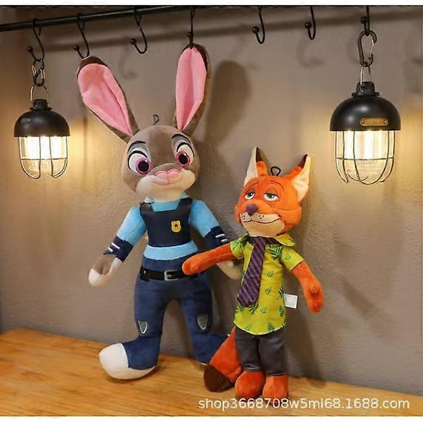 Zootopia Pehmolelut - Judy ja Nick Pehmonuket, Sopii Lapsille[HK]