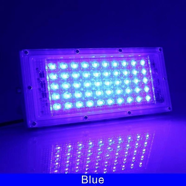 50W IP65 Vattentät Utomhus LED Strålkastare [HK] Blue