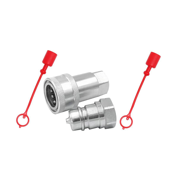 Quick Release Fitting Iso7241-a Npt Hydraulisk Koblingsstik 1/2" Quick Change Interface ([HK])