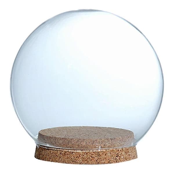 3x Kupolformad glaskupa terrarium prydnadsföremål bordsdekoration [HK] 5 5
