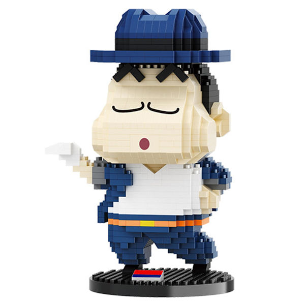 1 sæt byggeklodser tegneseriefigur logisk tænkning træning udsøgt anime Crayon Shin Chan byggeklodser til børn[HK] A