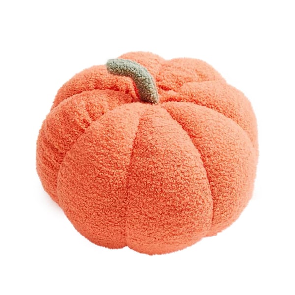 Plys pyntegræskar legetøj blødt plys pyntegræskar pude blødt Thanksgiving Halloween pyntegræskar dekorativ sofa pude pyntegræskar legetøj[HK] Orange - 28cm