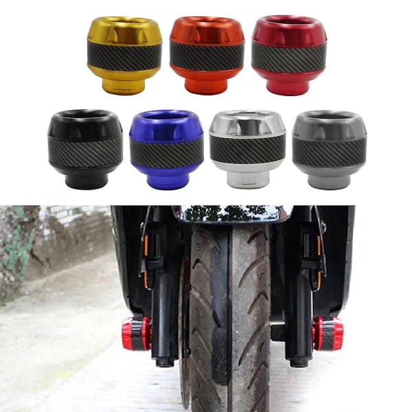 HK  2pc Motorcycle Frame Crash Pads Engine Case Sliders Falling Protector Universal