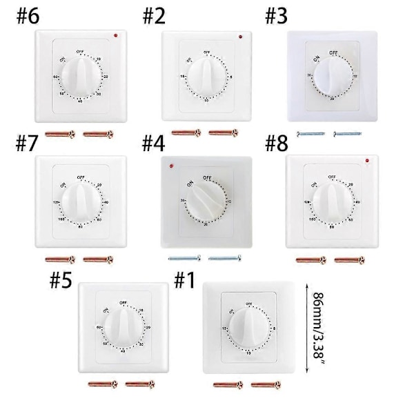 Mekanisk Nedräkningstimer Strömbrytare Nedräkning Automatisk Avstängning Timer [HK] 1