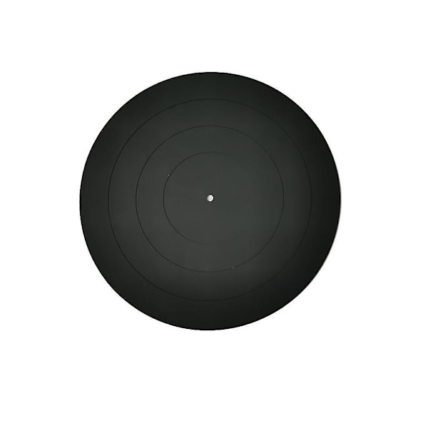 Platespiller Matte Svart Gummi Silikon Design For Universal Til Alle LP Vinyl Platespillere[HK] Black
