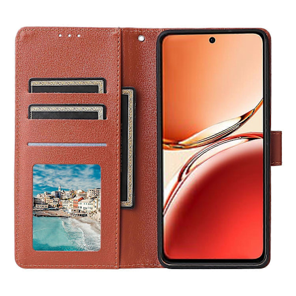 Plånboksfodral för Oppo F27 5G/Reno12 F 4G/Reno12 F 5G/Reno12 FS PU Läderfodral[HK] Style E Multicolor