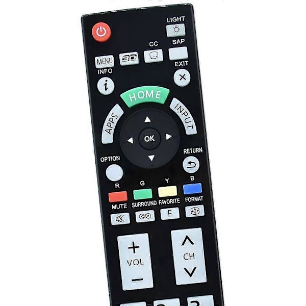 Ny Ersättningsfjärrkontroll N2QAYB000862 för Panasonic Viera TV TC-P55VT60 TC-P60VT60[HK]