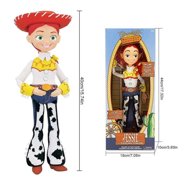 Woody Jesse Bevegelig Figur Bursdagsdukke Klær Cowboy Pixar Toystory Gave-r[HK] Jessie