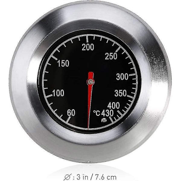 BBQ Grill Termometer Rustfrit Stål Grill BBQ Værktøj BBQ Grill Termometer Temp Måler[HK]