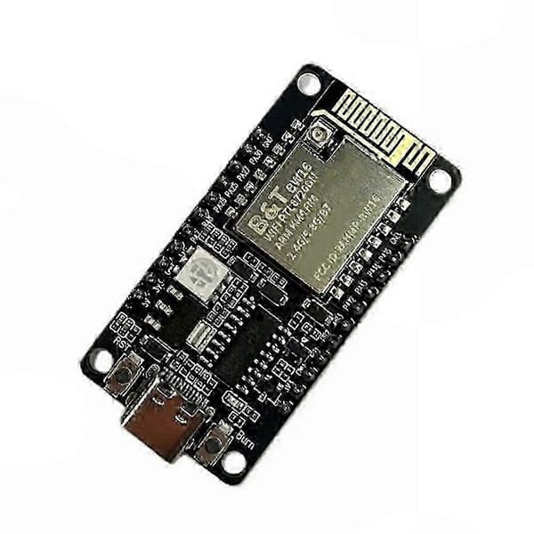 Udviklingskort med IPEX-antenne, RTL8720DN-chip, NodeMCU seriel til Wi-Fi trådløst modul, Bluetooth-funktionalitet til loddeprojekter[HK] Black