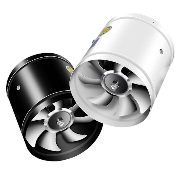 Emhætte Tovejs Røgsugning Bas Støjreduktion Stabil Drift Super Sugekraft Stærk Vind Ventilation Fortykket Blade Ensartet Ai[HK] Black 4Inch