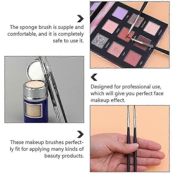 Professionell sminkborstsats för Tear Ditch Concealer 2 uppsättningar [HK]